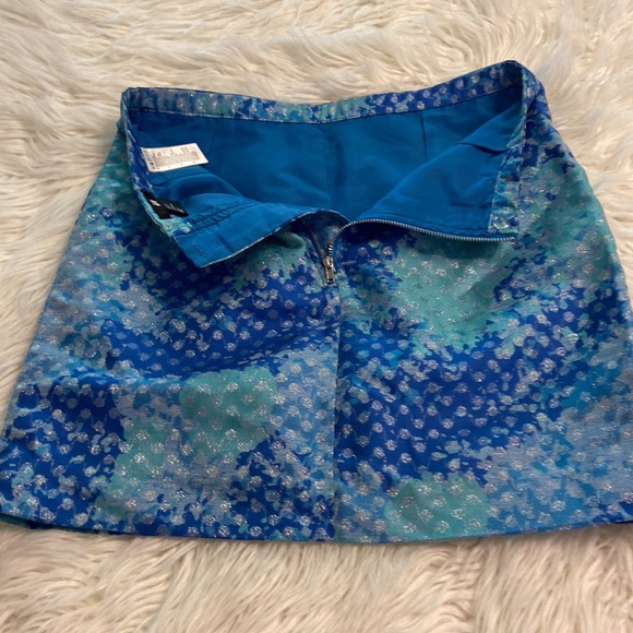 H&M Skirt size 8 excellent condition please see pictures color is blue/green - Picture 6 of 12